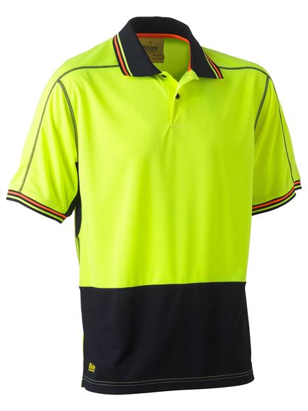 Polo Bisley Hi Vis Poly Mesh 140g BK1219