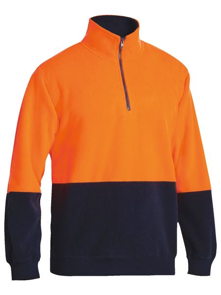 Fleece Bisley Hi Vis 1/4 Zip Polar 300g BK6889