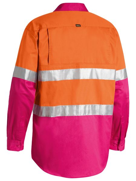 Shirt Bisley Hi Vis Taped Vented Drill 155g BS6696T