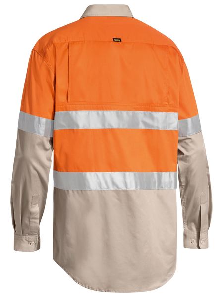Shirt Bisley Hi Vis Taped Vented Drill 155g BS6696T