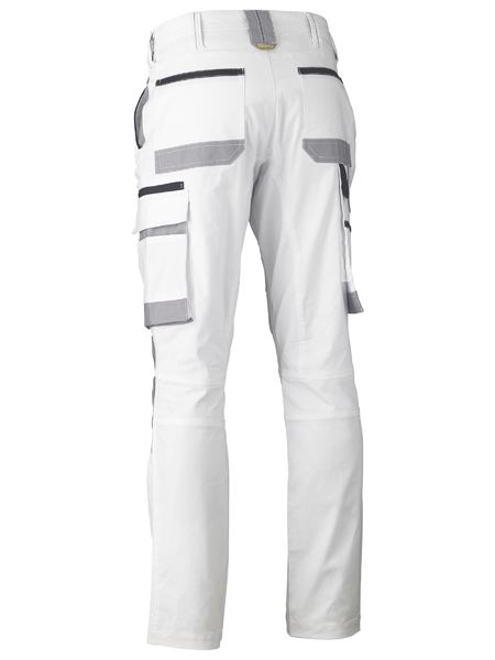 Pants Bisley Painters Stretch Cargo Contrast 280g White 77R