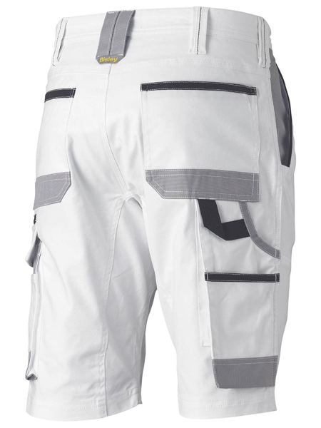 Shorts Bisley Painters Cargo Stretch 280g White 97