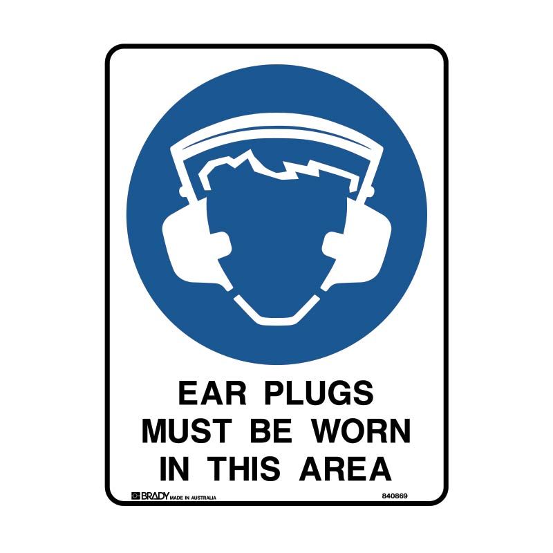 Sign (Mandatory) Ear Plugs Mbw In This Area M 225x300