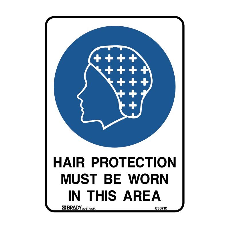Sign (Mandatory) Hair Protection Mbw In This Area P 225x300