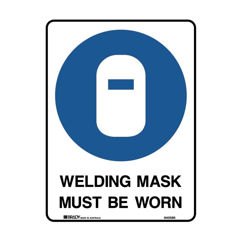 Sign (Mandatory) Welding Mask Mbw M 225x300