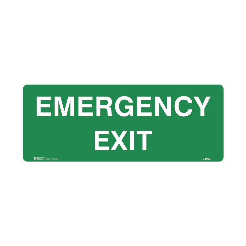 Sign Emergency Exit luMss 450x180