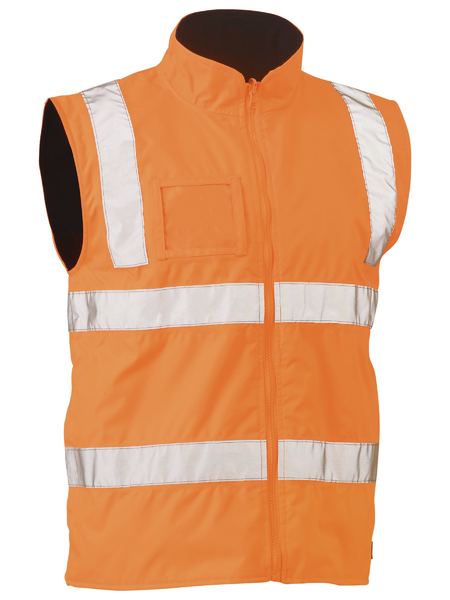 Vest Bisley Hi Vis Taped Rail Wet Weather 300D BV0364T