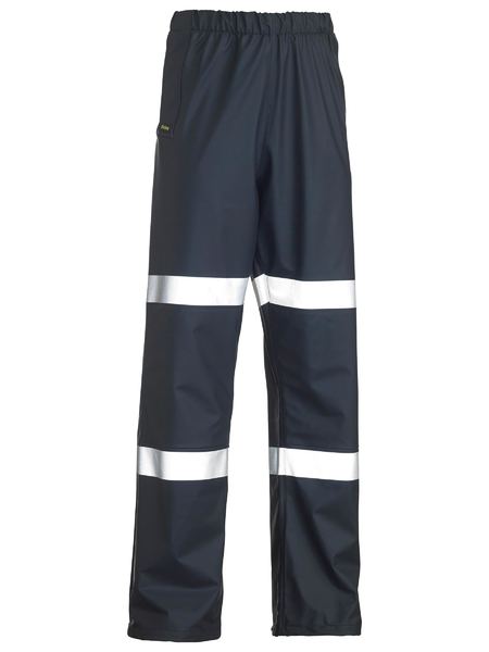 Bisley Mens BM-Taped Stretch PU Rain Pants 190g BP6936T
