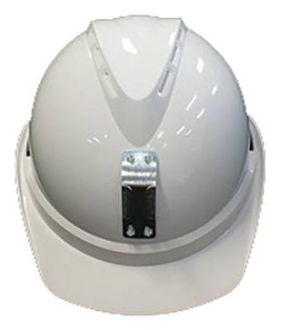 Msa V-Gard 500 Vented Fas-Trac III with Metal Bracket White