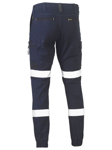 Pants Bisley F&amp;M BM-Taped Stretch Cargo Cuffed 280g BPC6334T