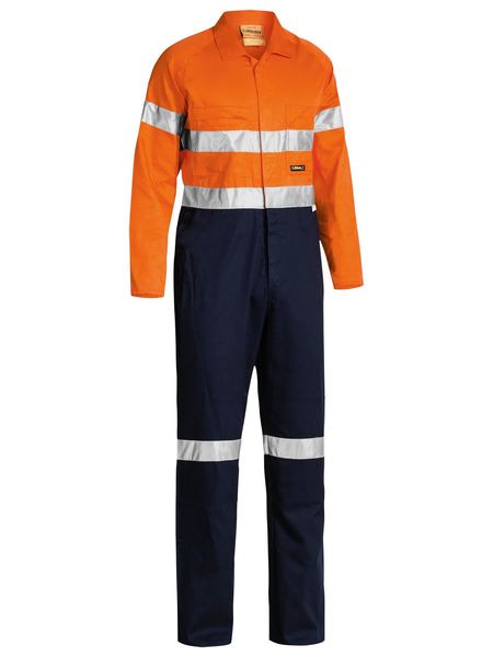 Coverall Bisley Hi Vis Taped Drill 190g BC6719TW