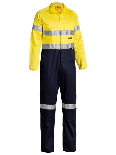 Coverall Bisley Hi Vis Taped Drill 190g BC6719TW