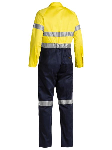 Coverall Bisley Hi Vis Taped Drill 190g BC6719TW