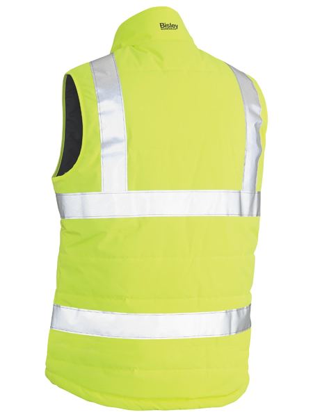 Vest Bisley Hi Vis Taped Puffer BV0329HT