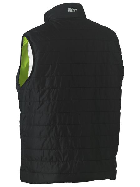 Vest Bisley Hi Vis Taped Puffer Reversible 300D BV0330HT