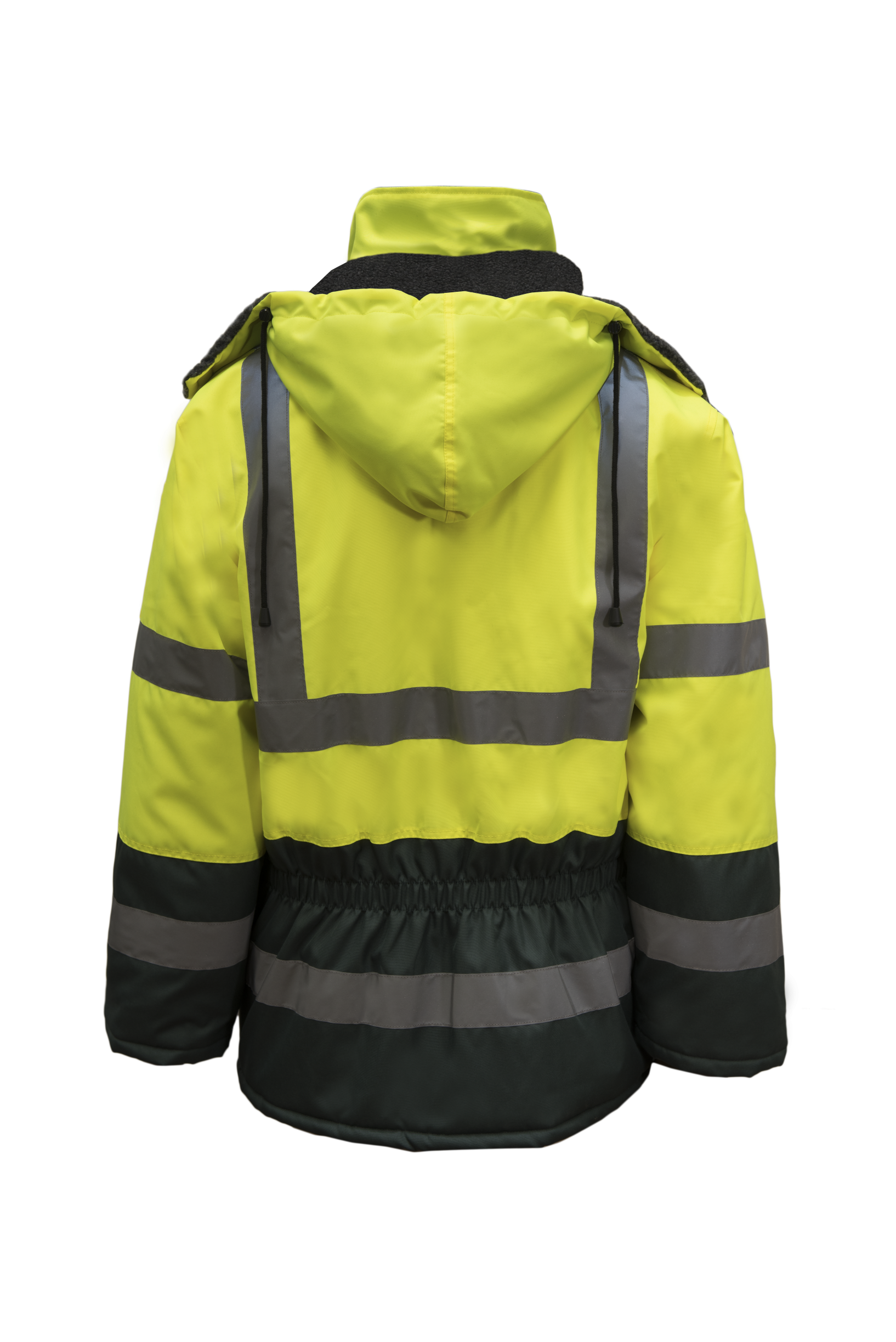 WorkCraft Mens Yellow/Green bm-Taped Freezer Jacket 450D L
