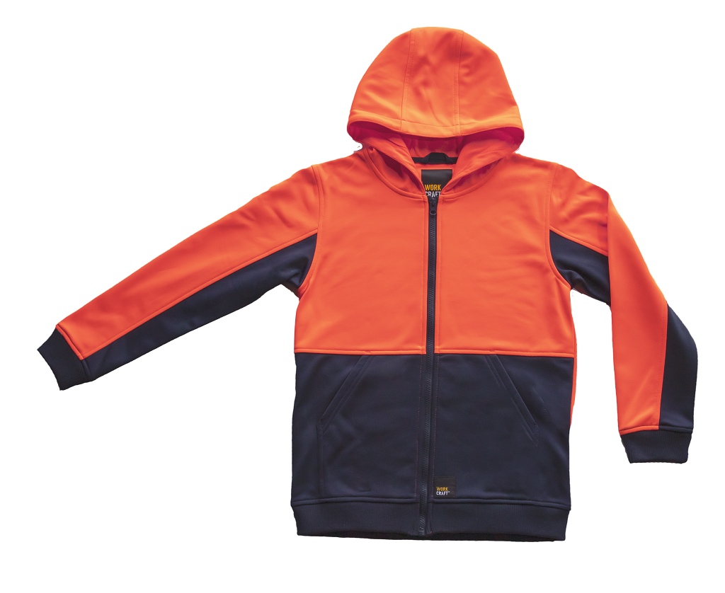 WorkCraft Kids Ascent Full Zip Hoodie Fleece 320g WK8015