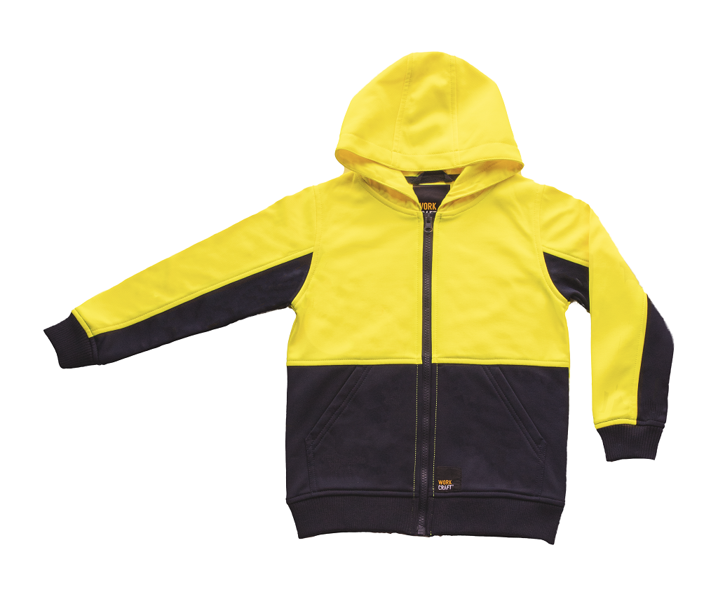 WorkCraft Kids Ascent Full Zip Hoodie Fleece 320g WK8015