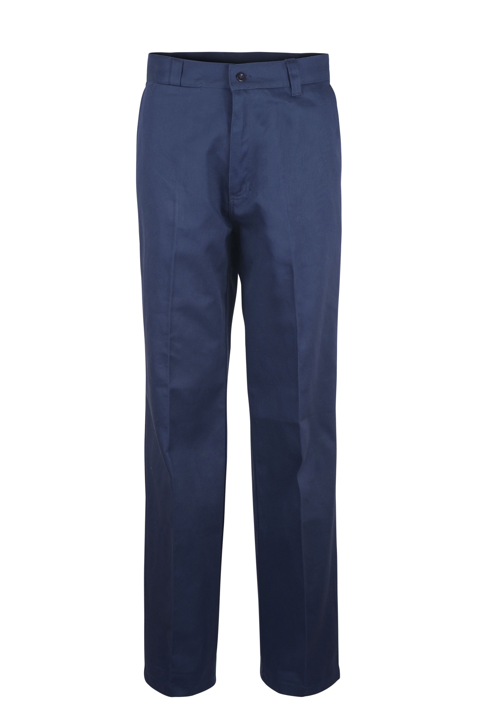 WorkCraft Mens Classic Flat Front Drill Pants 310g Navy 102R