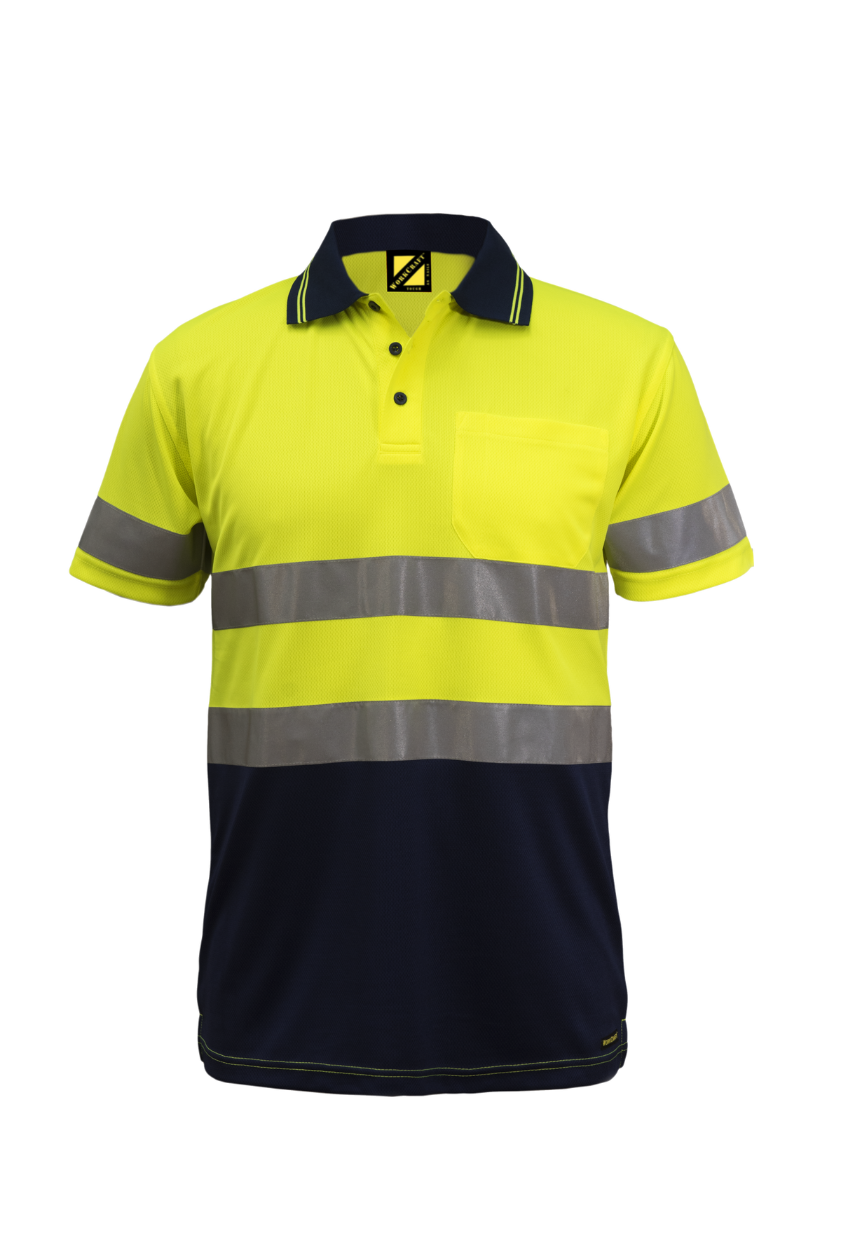WorkCraft Mens Taped Micromesh Polo SS 157g WSP410