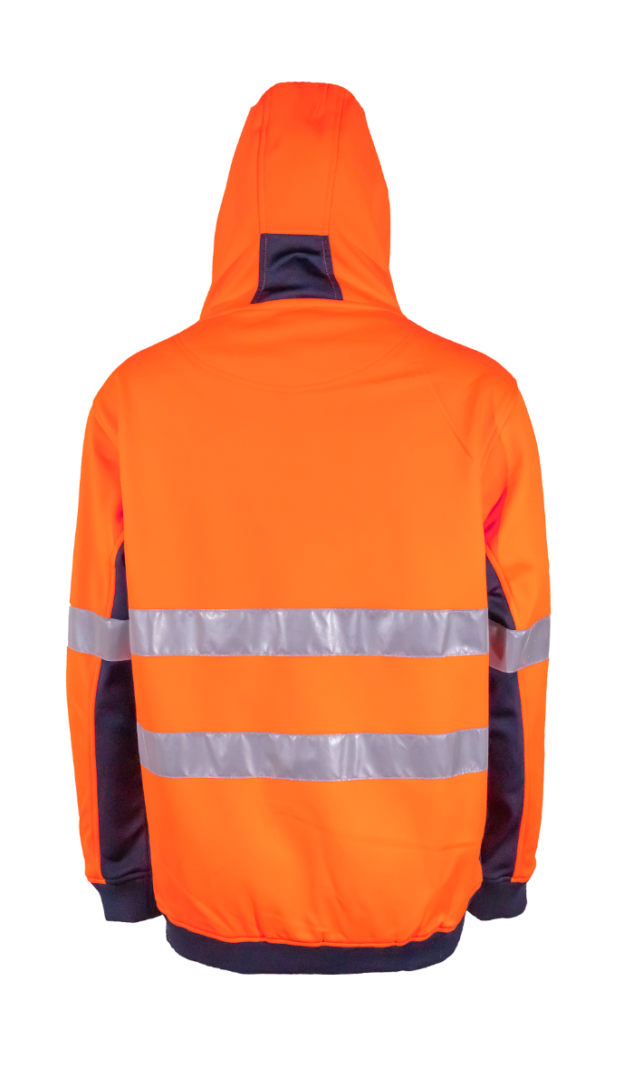 WorkCraft Mens Peak Taped Full Zip Hoodie 320g WT8011