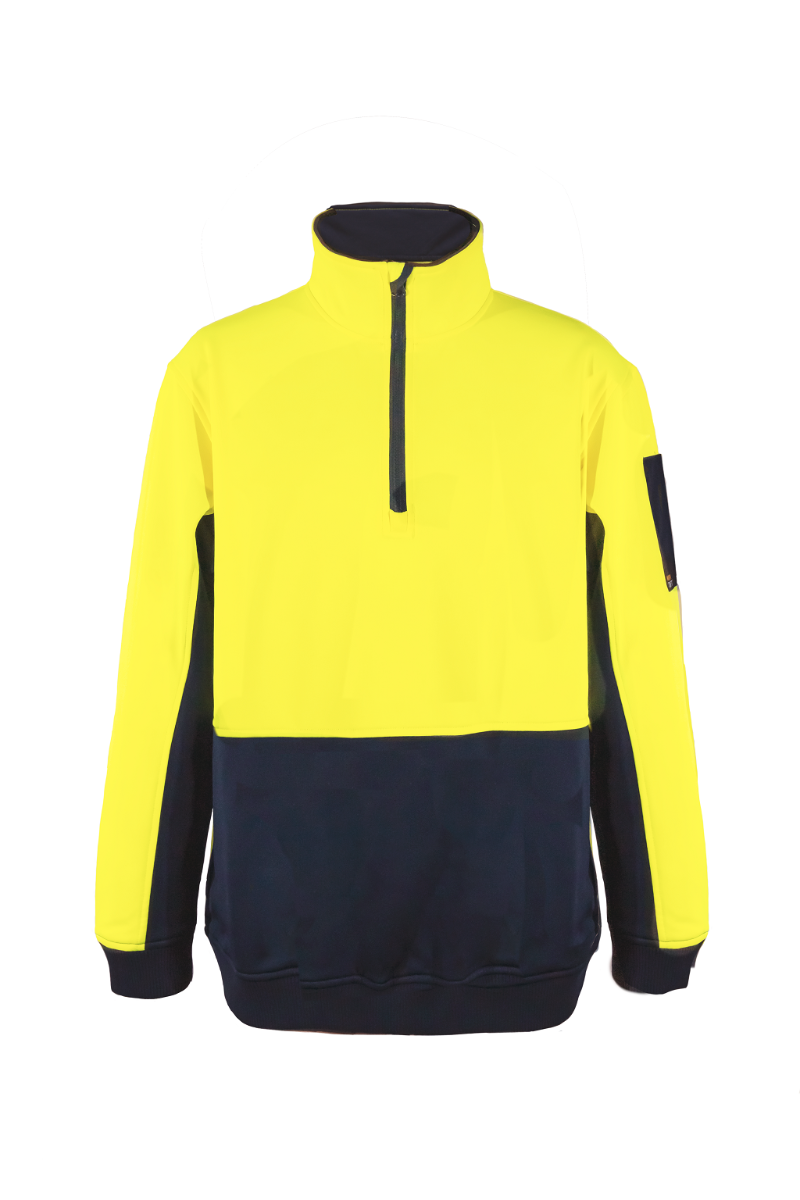 WorkCraft Mens 1/2 Zip Pullover Fleece 320g WT8012