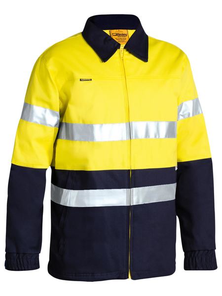 Jacket Bisley Hi Vis Taped Drill 310g BK6710T