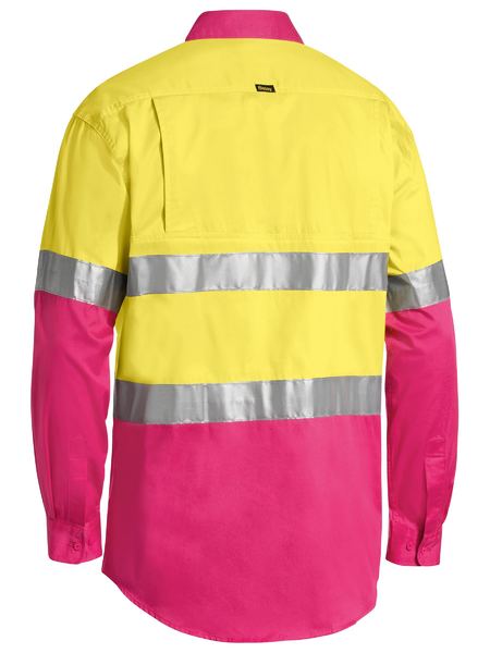 Shirt Bisley Hi Vis Taped Vented Drill 155g BS6696T