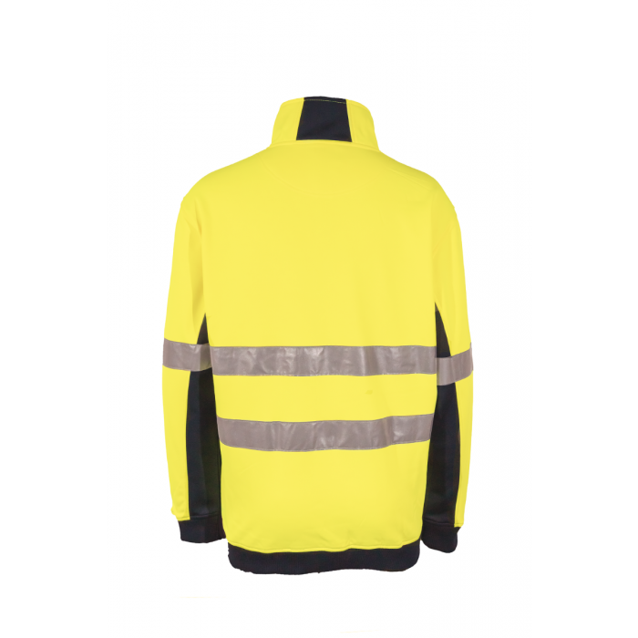 WorkCraft Mens Taped Ridge 1/2 Zip Pullover Fleece 320g WT8013