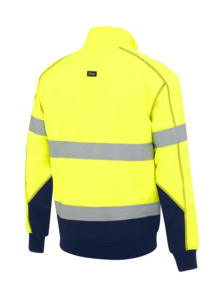 Fleece Bisley Hi Vis Taped 1/4 Zip Pullover Sherpa Poly 300g BK6987T
